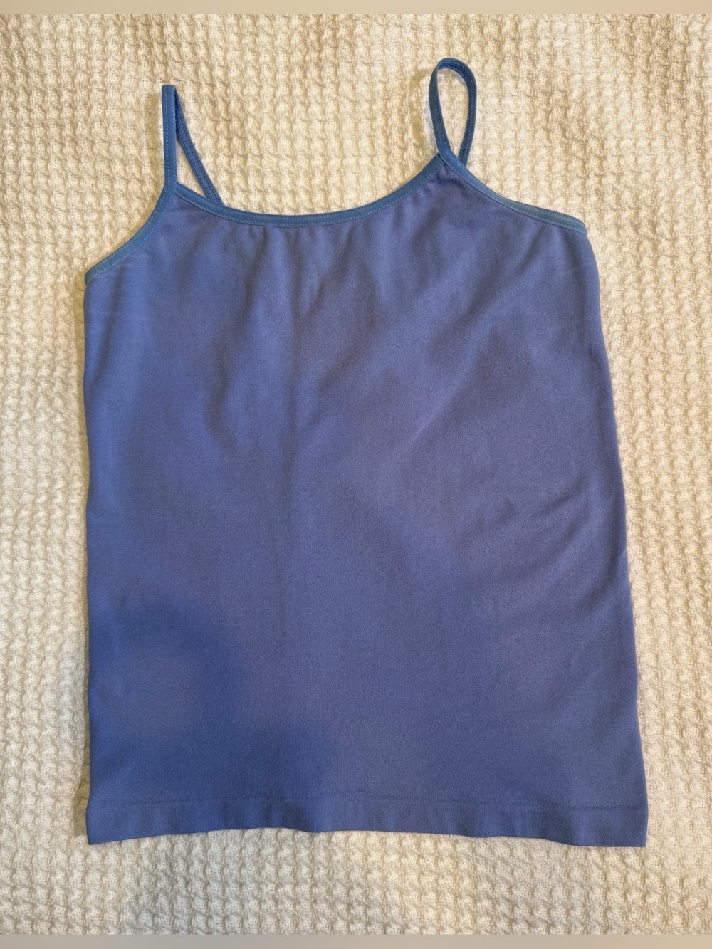Mossimo Blue Stretch Cami Tank Top - Small - Flattering Fit